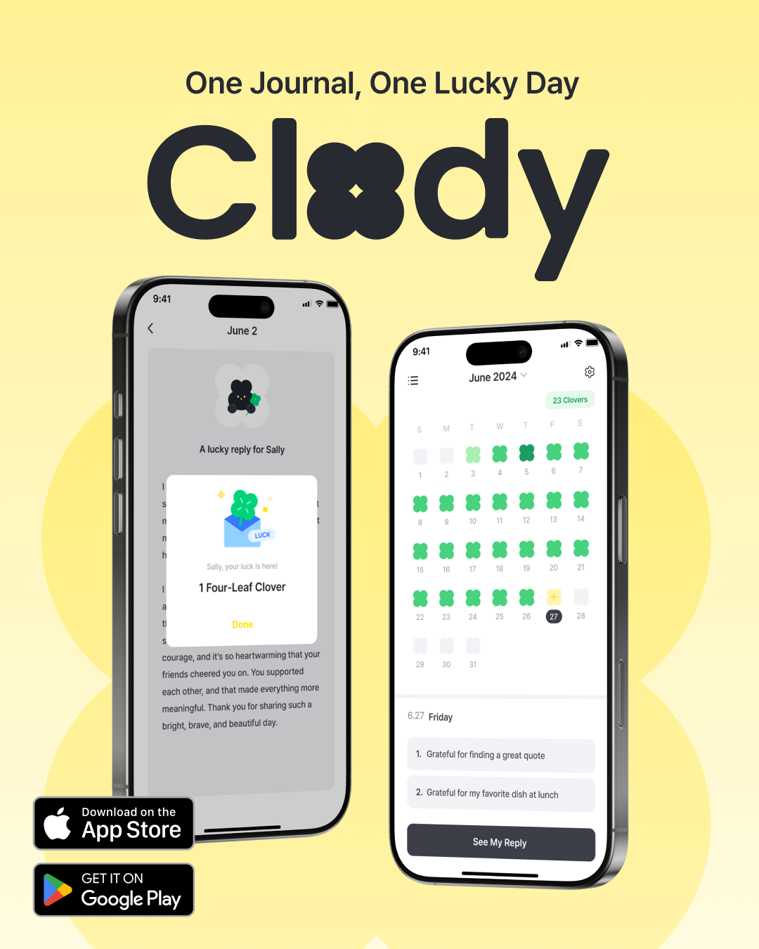 Clody App Screen 1